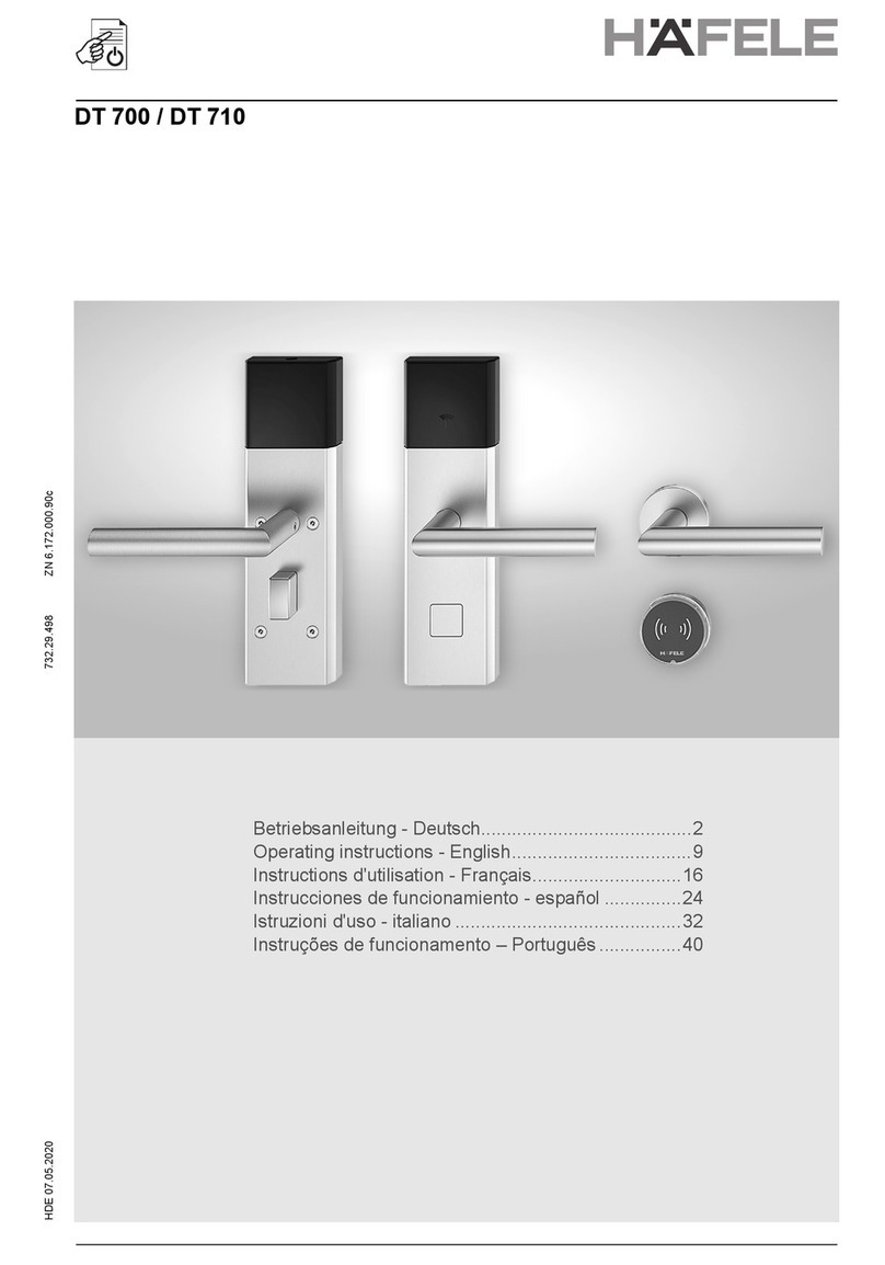 Hafele DT 710 operating instructions