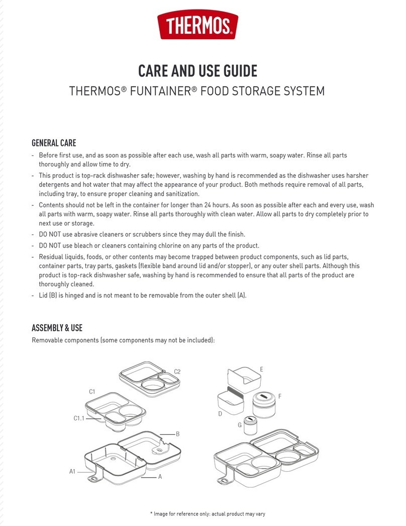 Thermos FUNTAINER THERMOSFD23 Guide Thermos FUNTAINER THERMOSFD23 Guide