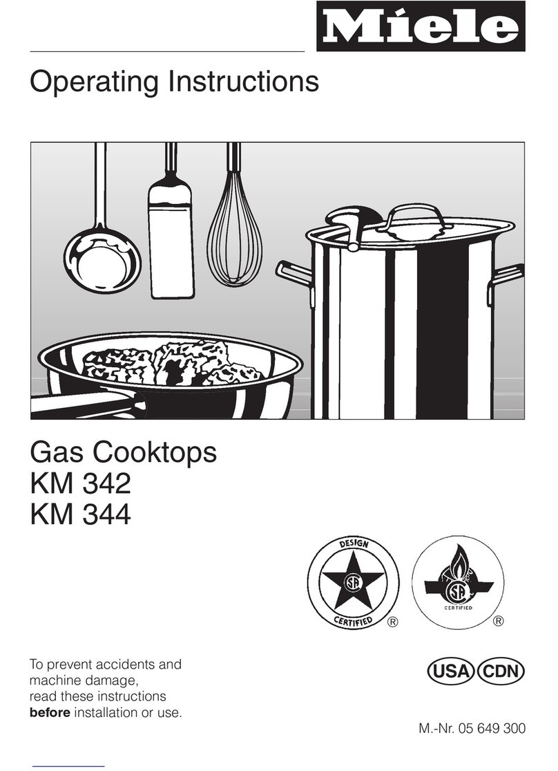 Miele KM 344 User manual