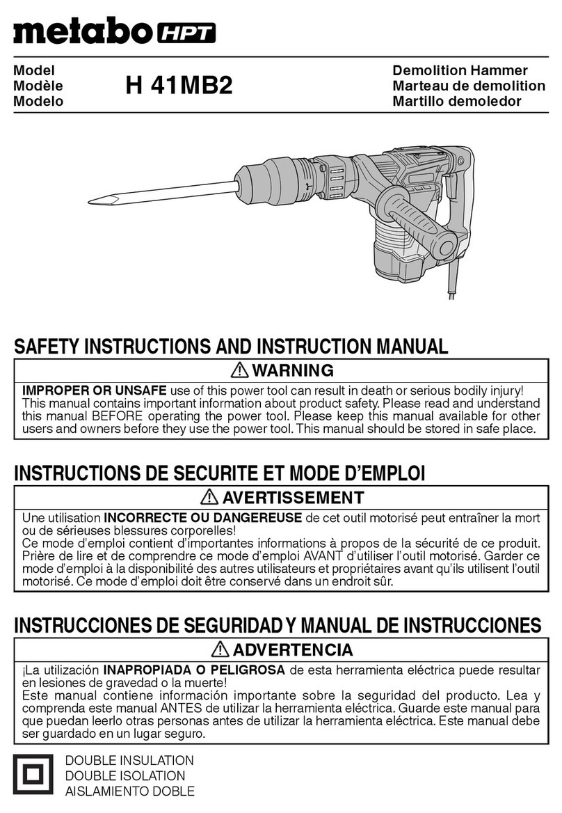 Metabo HPT H 41MB2 Troubleshooting guide