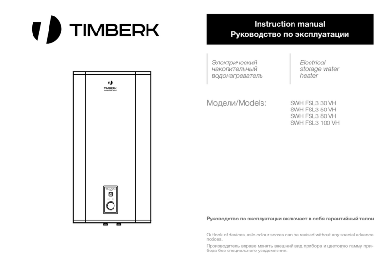 Timberk SWH FSL3 30 VH User manual Timberk SWH FSL3 30 VH User manual
