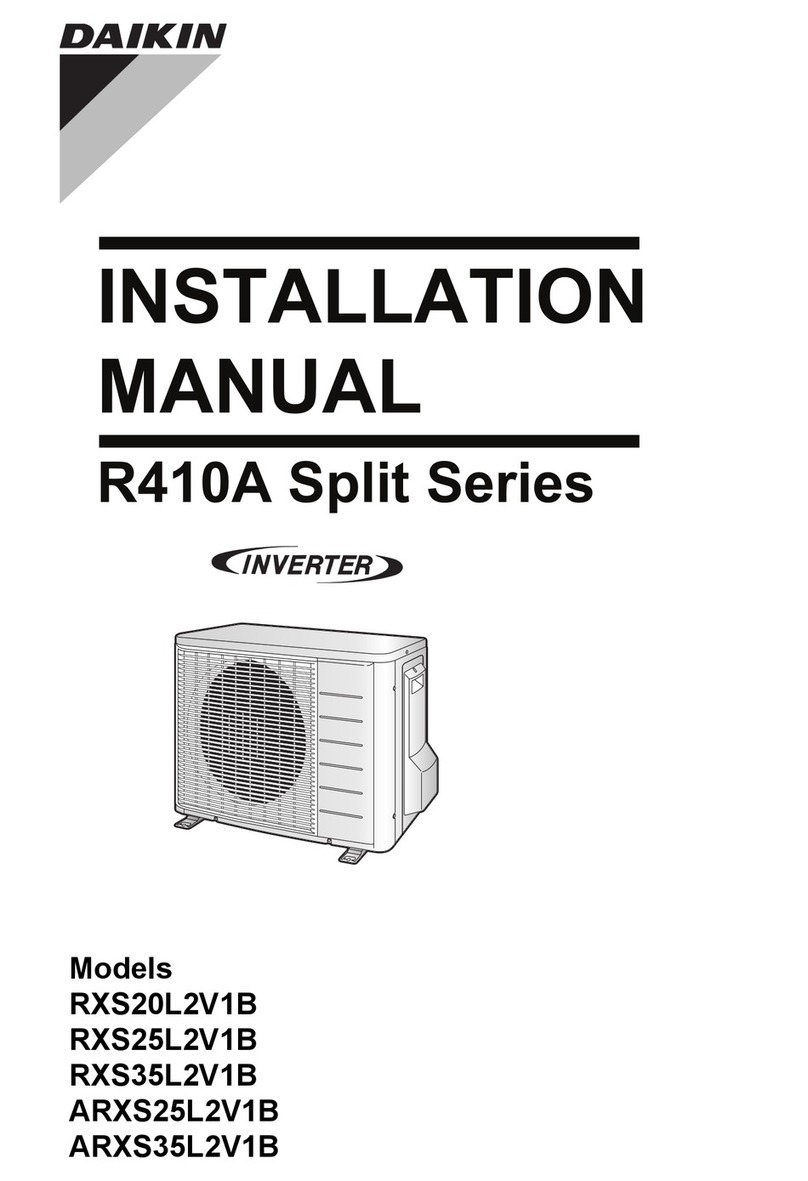 Daikin ARXS35L2V1B User manual