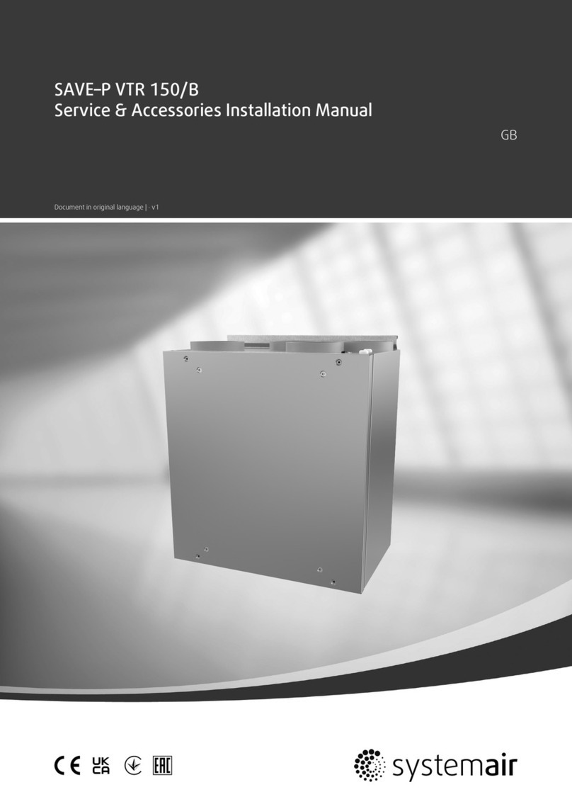 System air SAVE-P VTR 150/B User manual System air SAVE-P VTR 150/B User manual