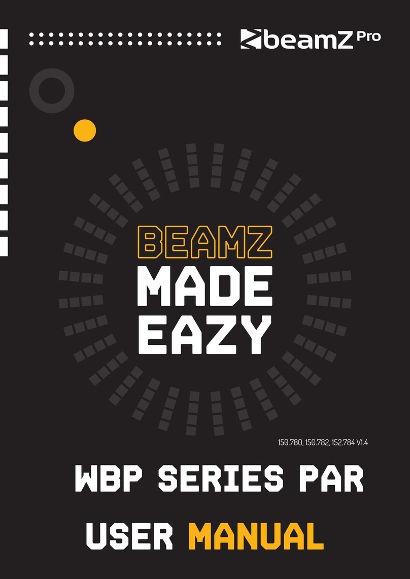 Beamz WBP Series User manual