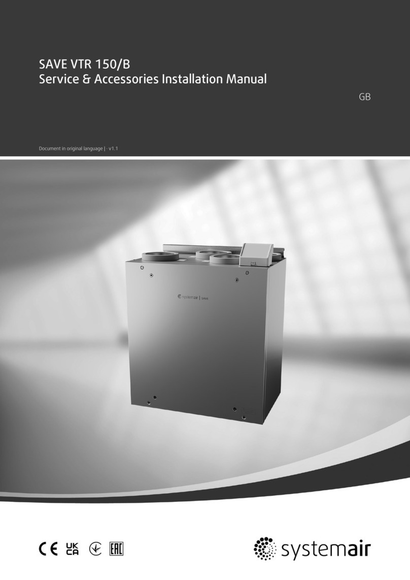 System air SAVE VTR 150/B User manual System air SAVE VTR 150/B User manual