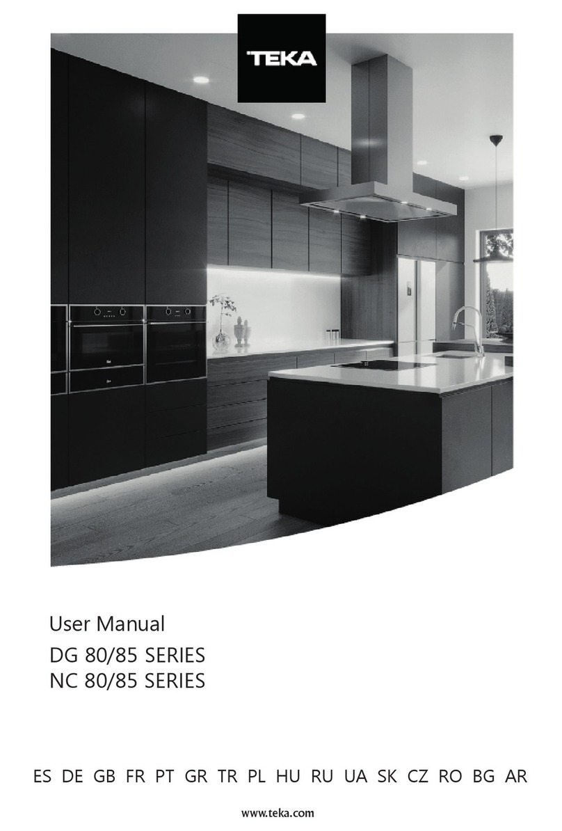Teka DG 80 Series User manual