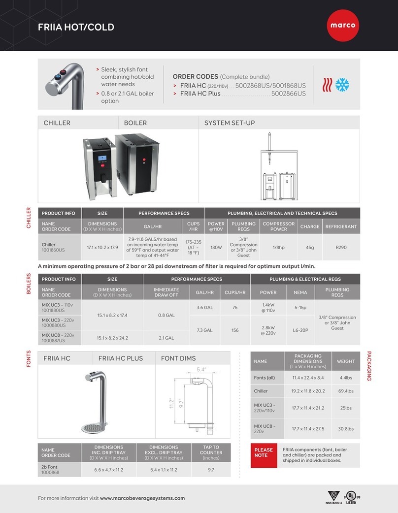 Marco FRIIA HC 5002868US manual