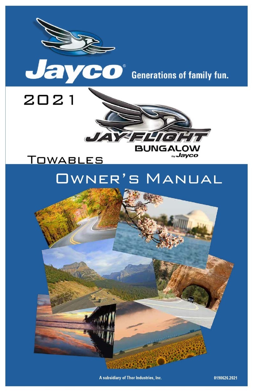 Jayco JAY FLIGHT BUNGALOW Towables 2021 User manual