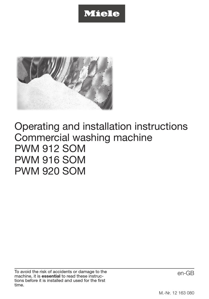 Miele PWM 912 SOM User manual
