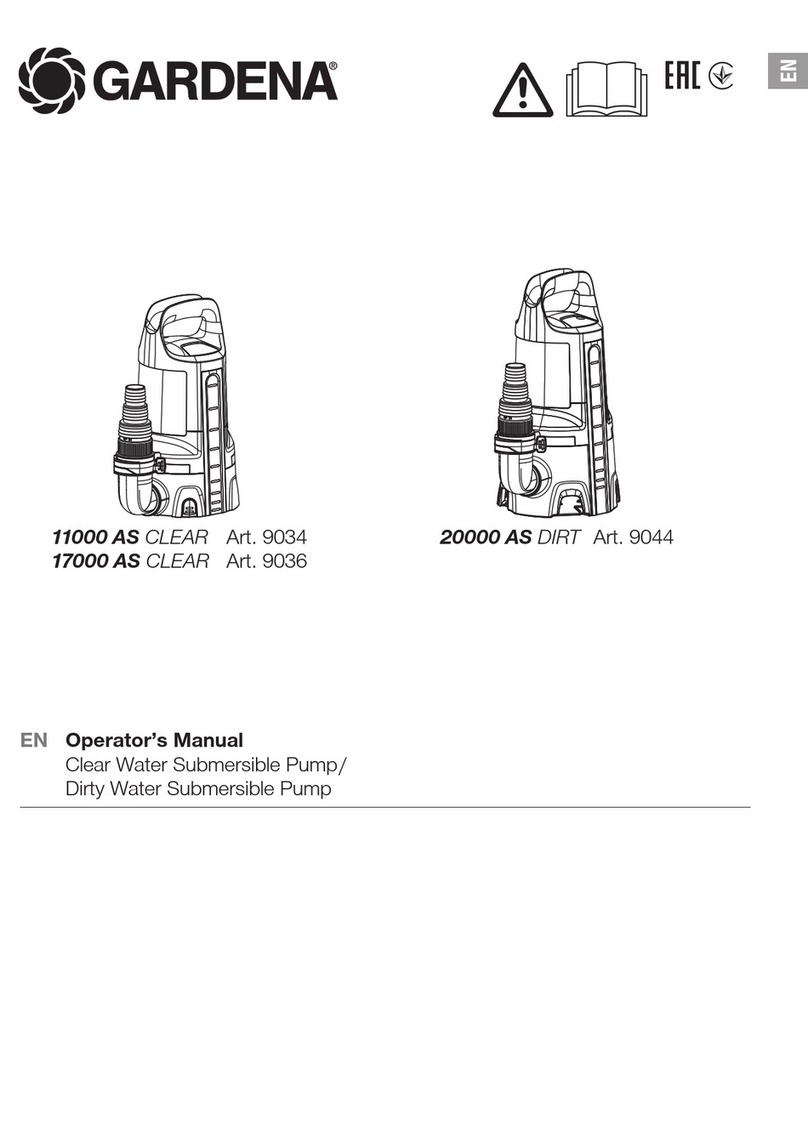Gardena 11000 AS CLEAR Operator's manual