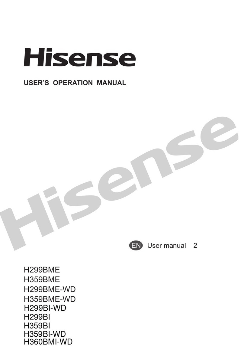 Hisense H299BME User manual