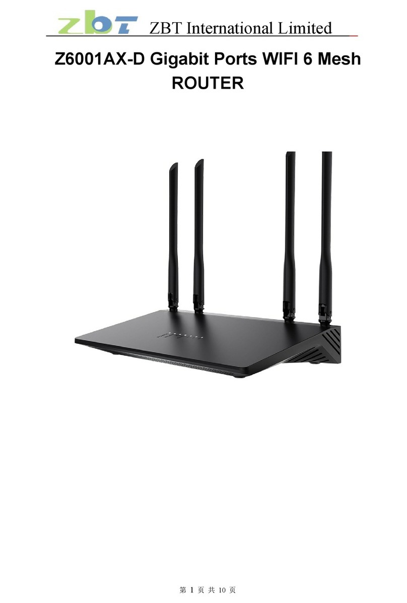 ZBTlink Z6001AX-D User manual
