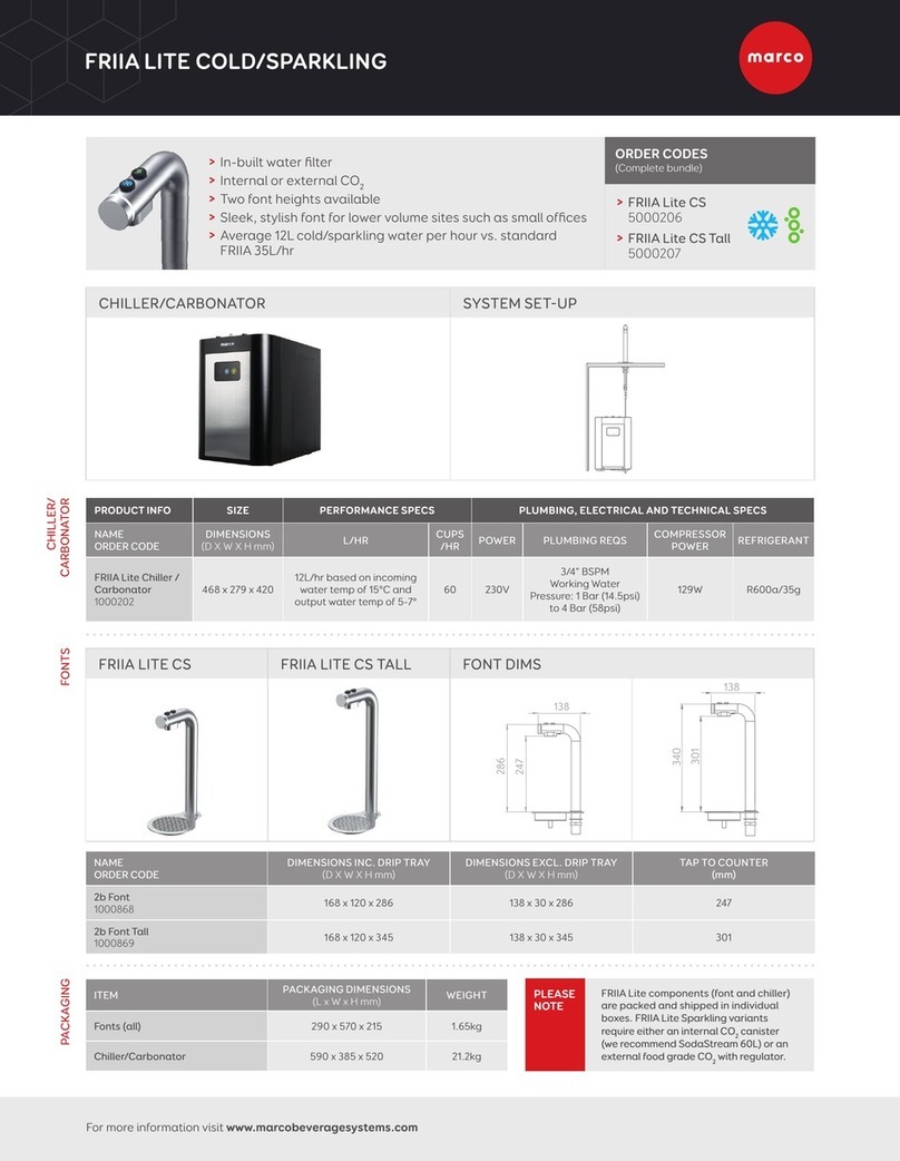 Marco FRIIA Lite CS 5000206 User manual