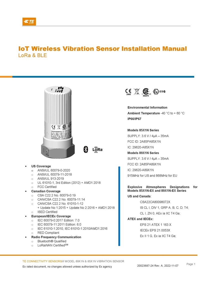 TE 85X1N Series installation manual