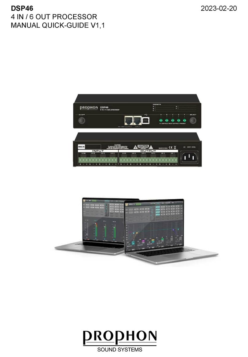PROPHON DSP46 quick start guide