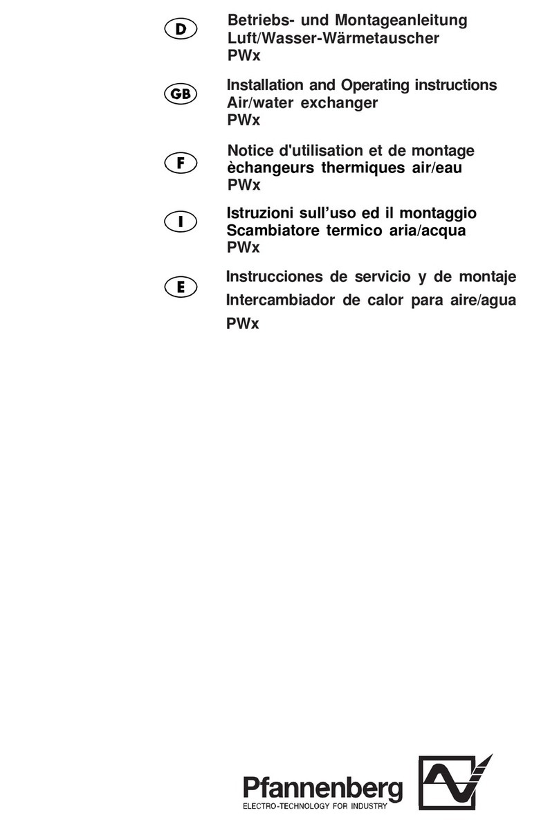 Pfannenberg PWS 7502 User manual Pfannenberg PWS 7502 User manual