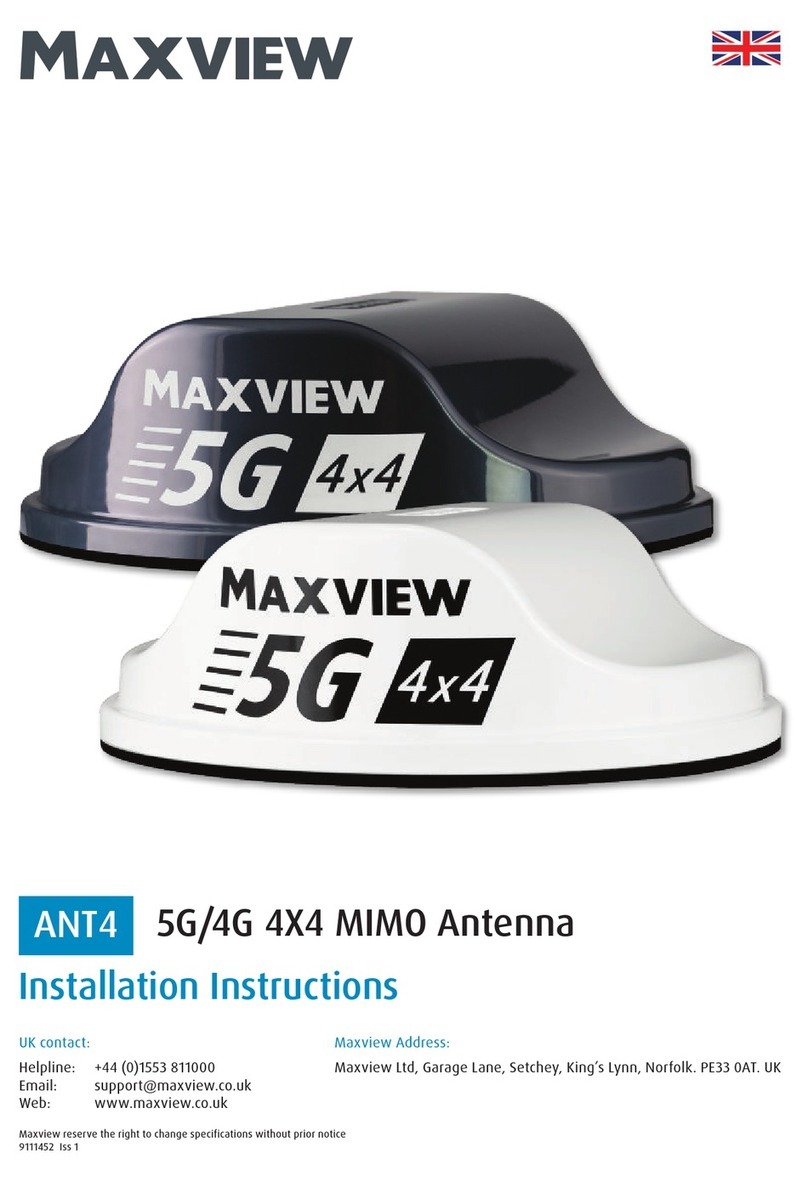 Maxview 5G/4G 4X4 MIMO User manual Maxview 5G/4G 4X4 MIMO User manual