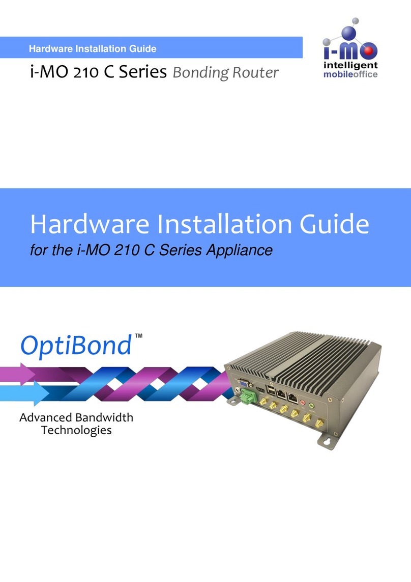 i-MO OptiBond 210 C Series Manual