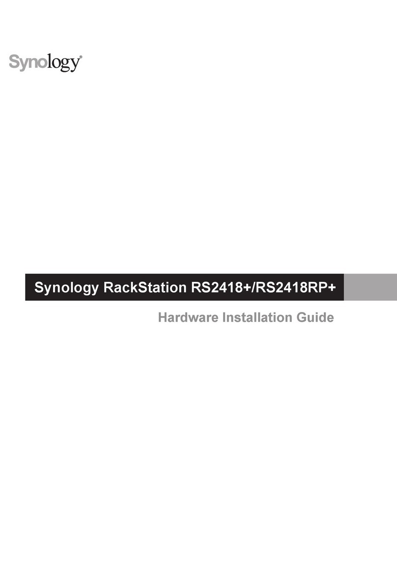 Synology RackStation RS2418RP+ Manual