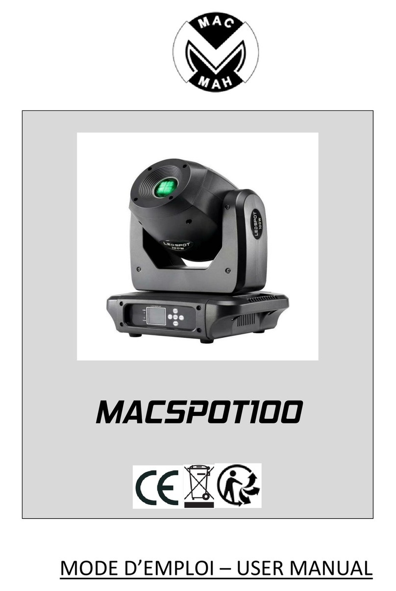 Mac Mah MACSPOT100 User manual