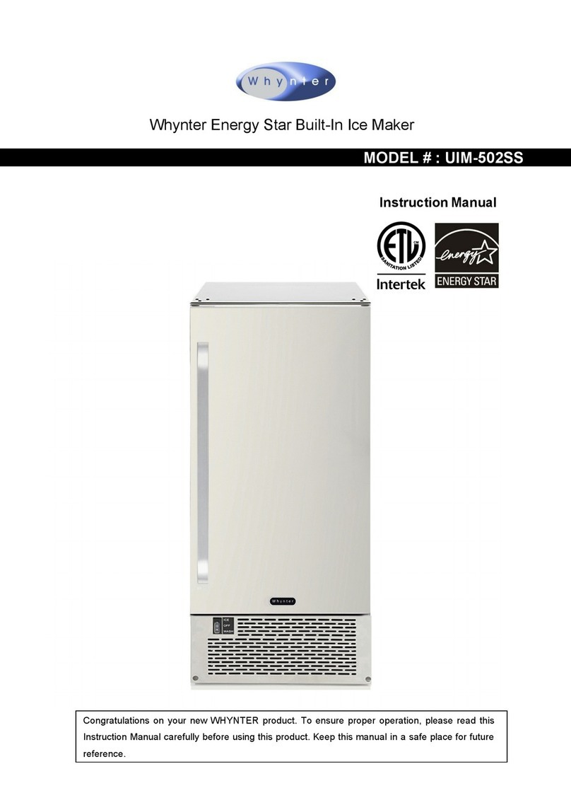 Whynter UIM-502SS User manual