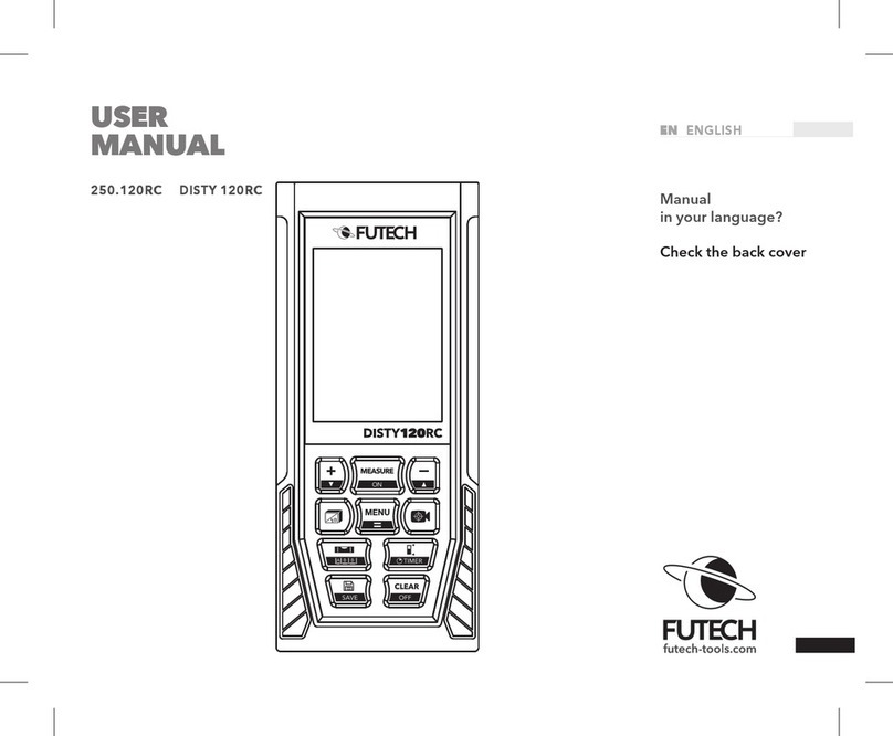 Futech DISTY 120RC user manual Futech DISTY 120RC user manual