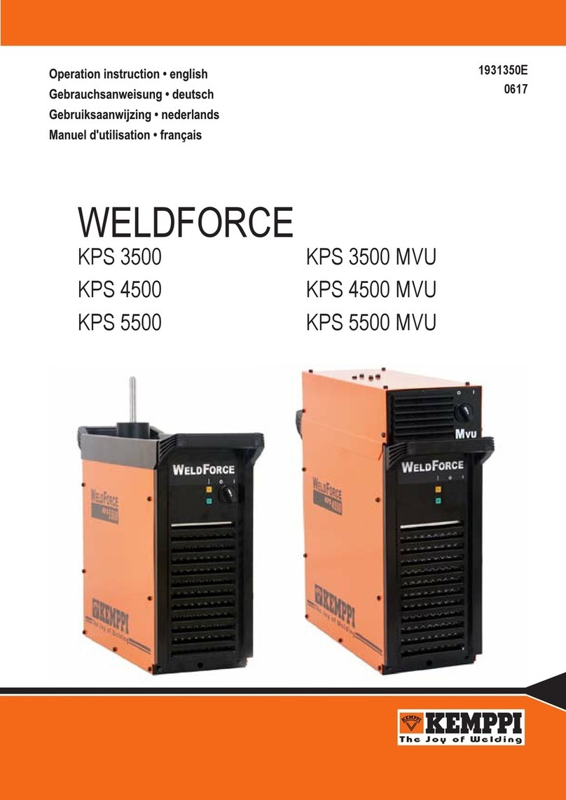 Kemppi WeldForce KPS 3500 MVU User manual