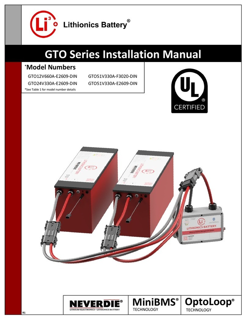 Lithionics Battery GTO Series installation manual