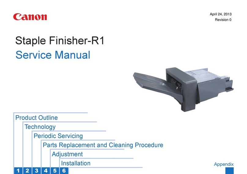 Canon Finisher-R1 User manual