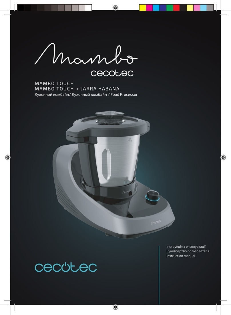 cecotec Mambo Touch 04345 User manual