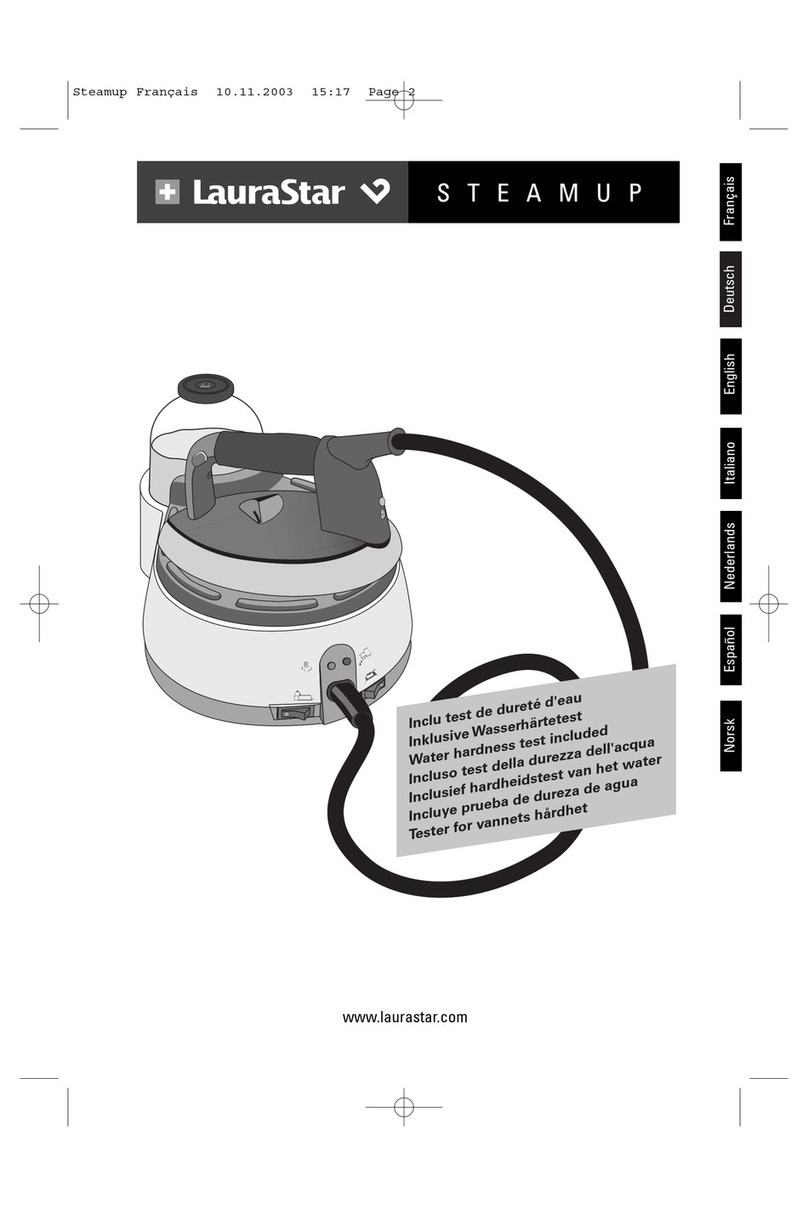 LauraStar STEAMUP manual