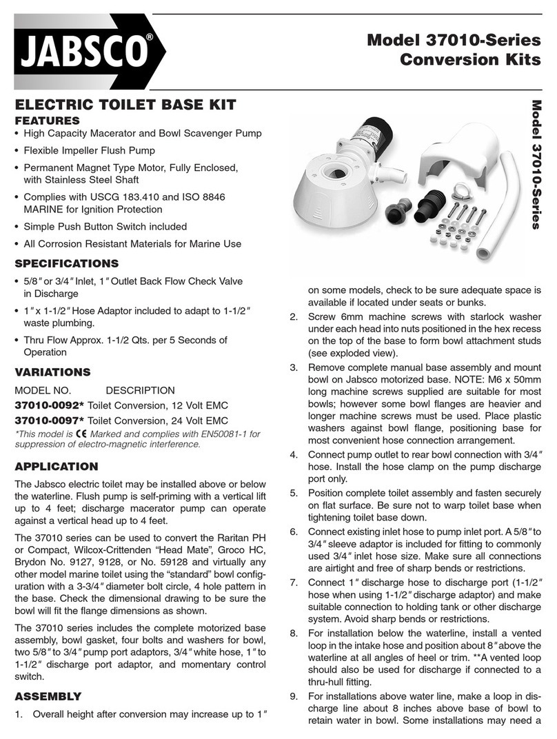 ITT Industries Jabsco 37010 Series manual