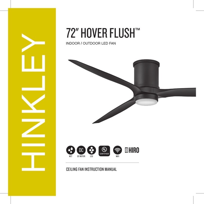 Hinkley HOVER FLUSH 72 instruction manual