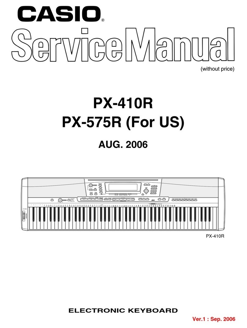 Casio Privia PX-410R User manual