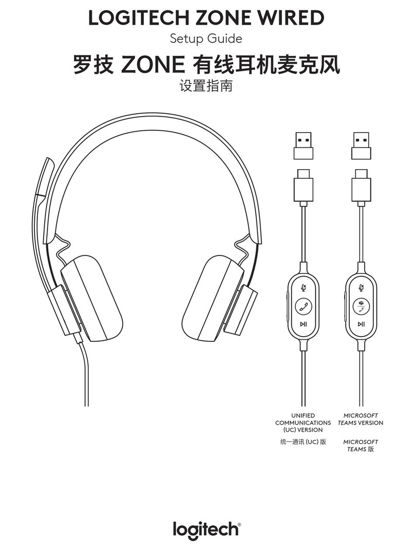 Logitech Zone Wired User manual