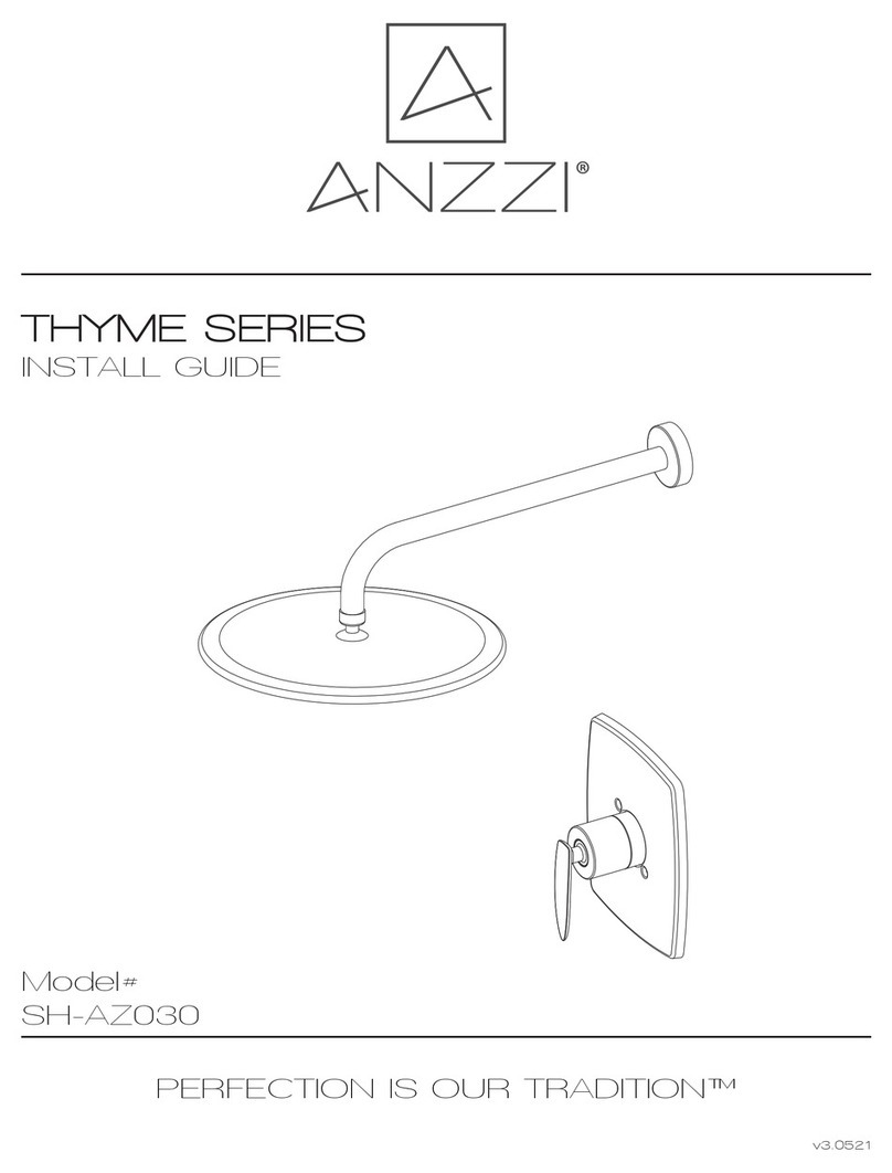 Anzzi THYME Series install guide