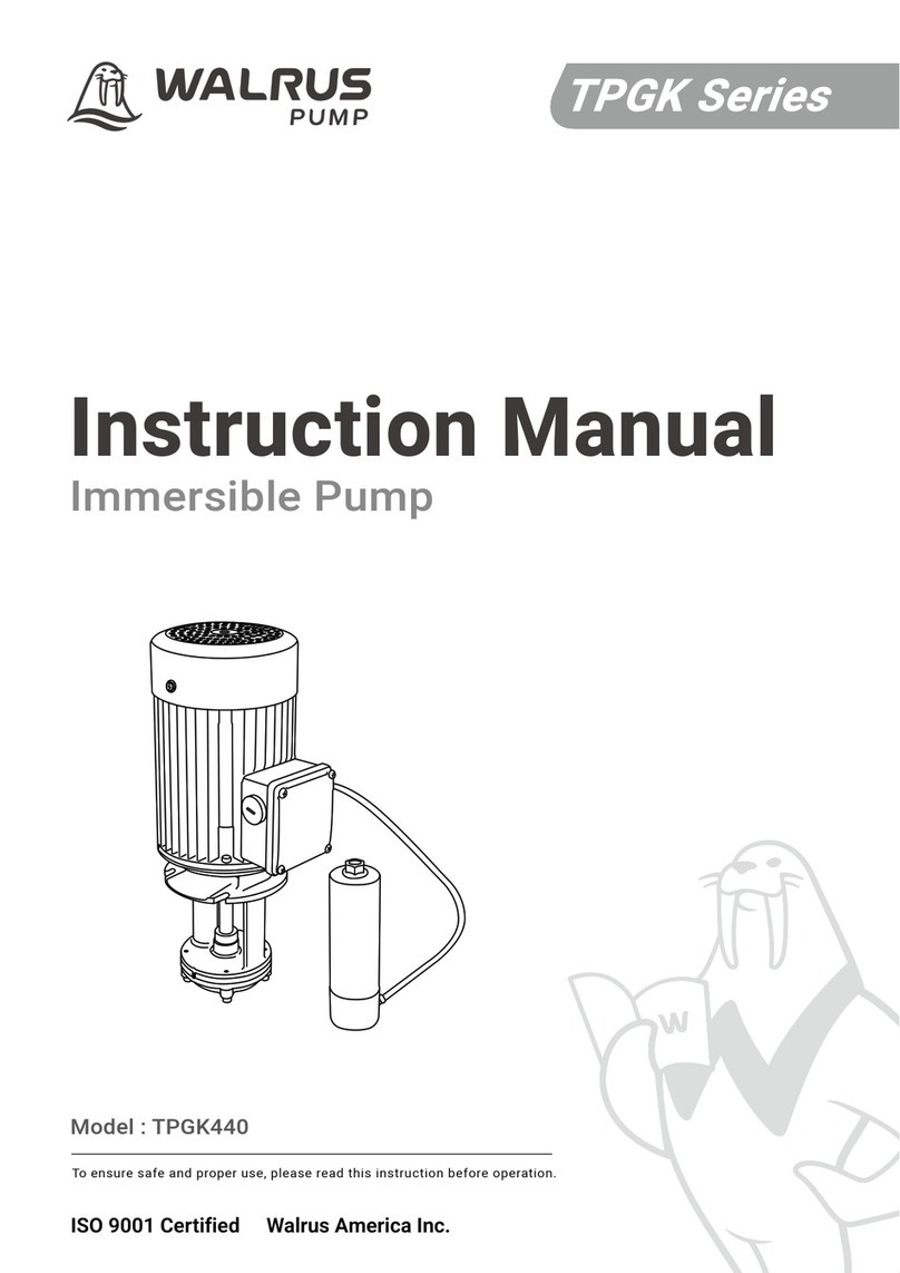 Walrus TPGK Series instruction manual