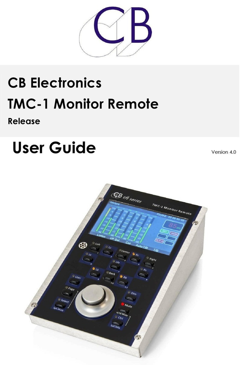 CB ELECTRONICS TMC-1 User manual