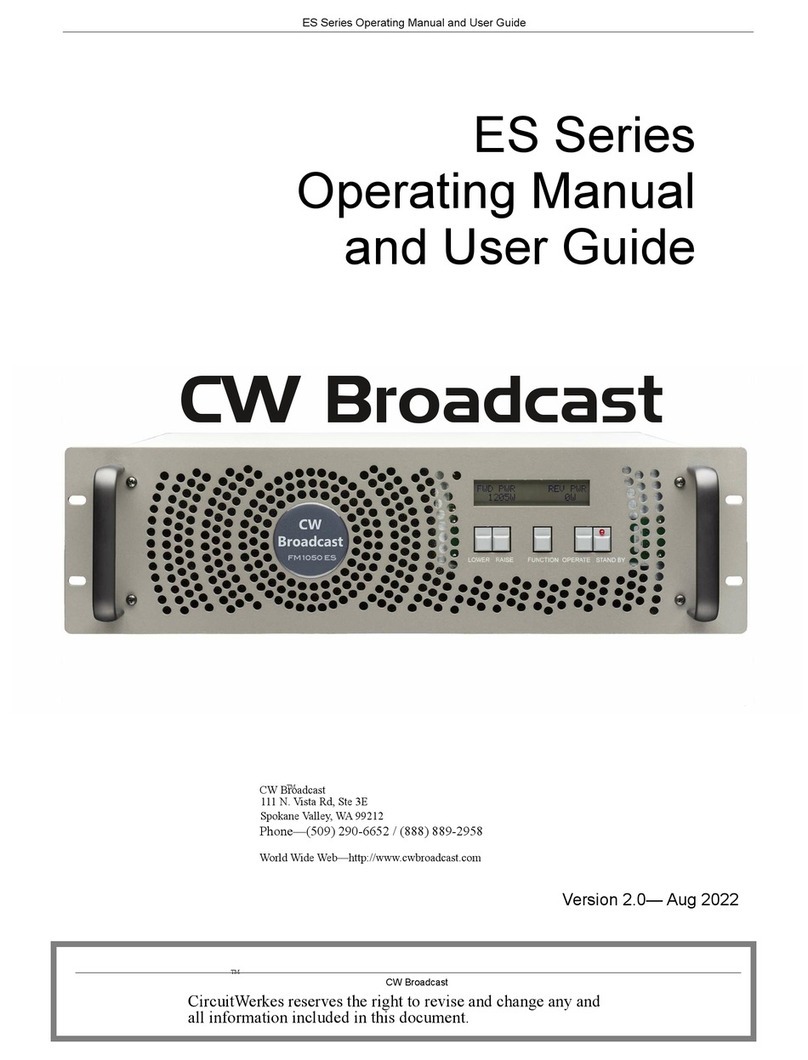 CircuitWerkes CW Broadcast ES Series Guide