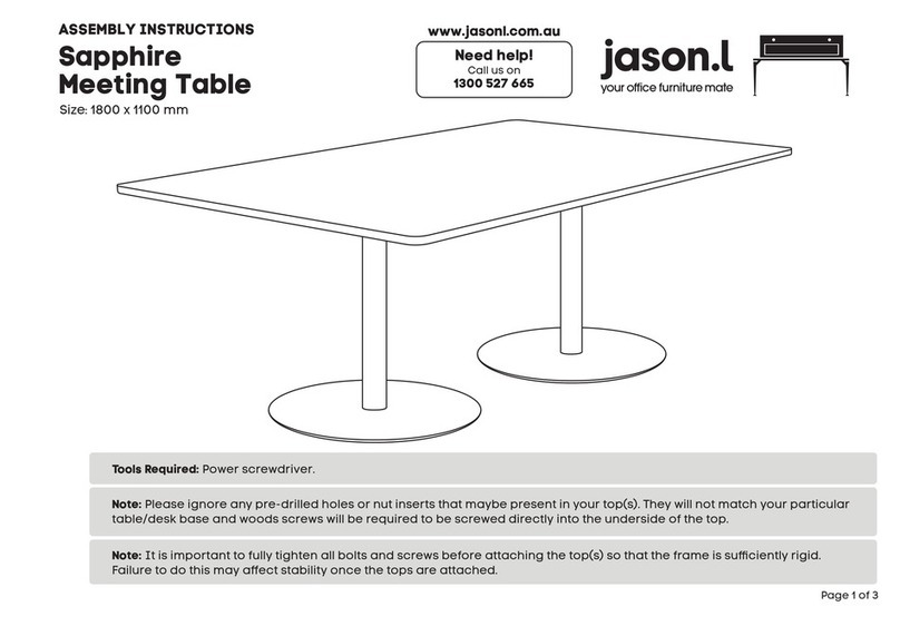 Jason.L Sapphire Meeting Table User manual