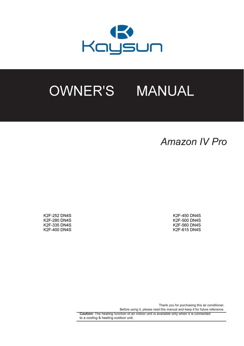 Kaysun Amazon IV Pro K2F-252 DN4S User manual