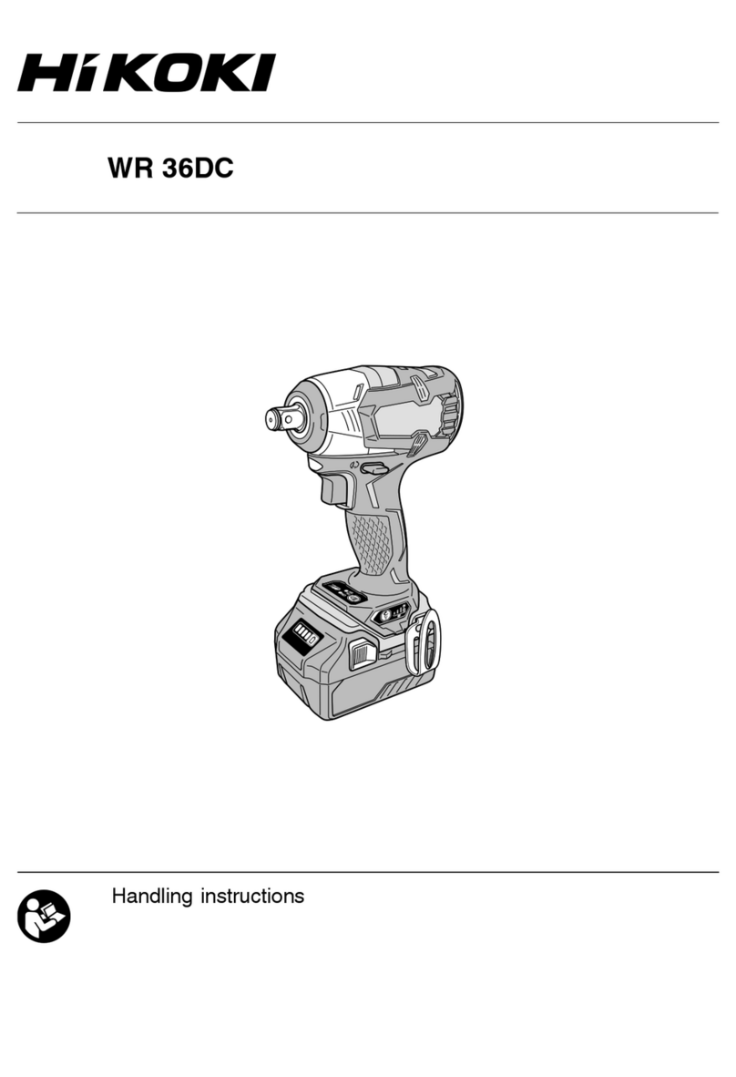 HIKOKI WR 36DC User manual HIKOKI WR 36DC User manual
