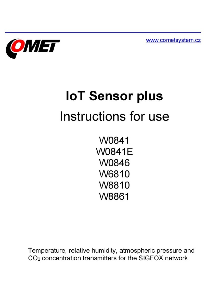 Comet WX8 Series Instructions for use