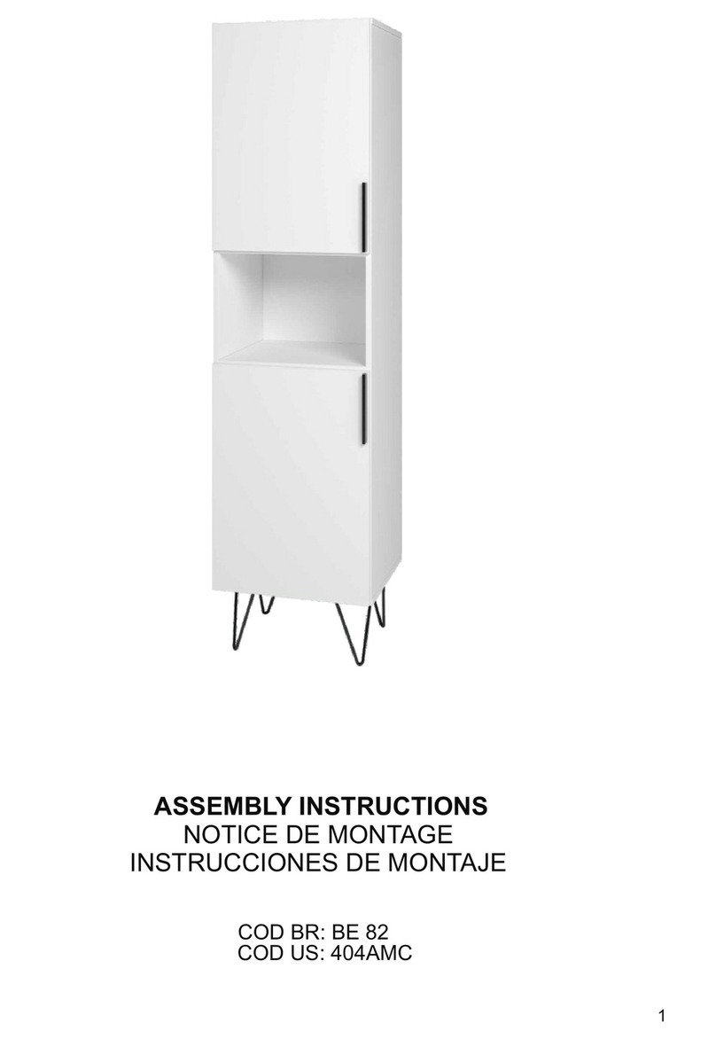 Manhattan Comfort Beekman 17.51 Assembly instructions