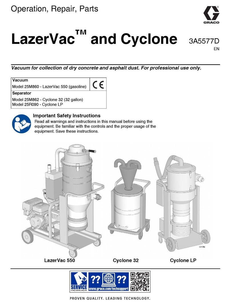 Graco LazerVac 25R090 Operation - repair - parts