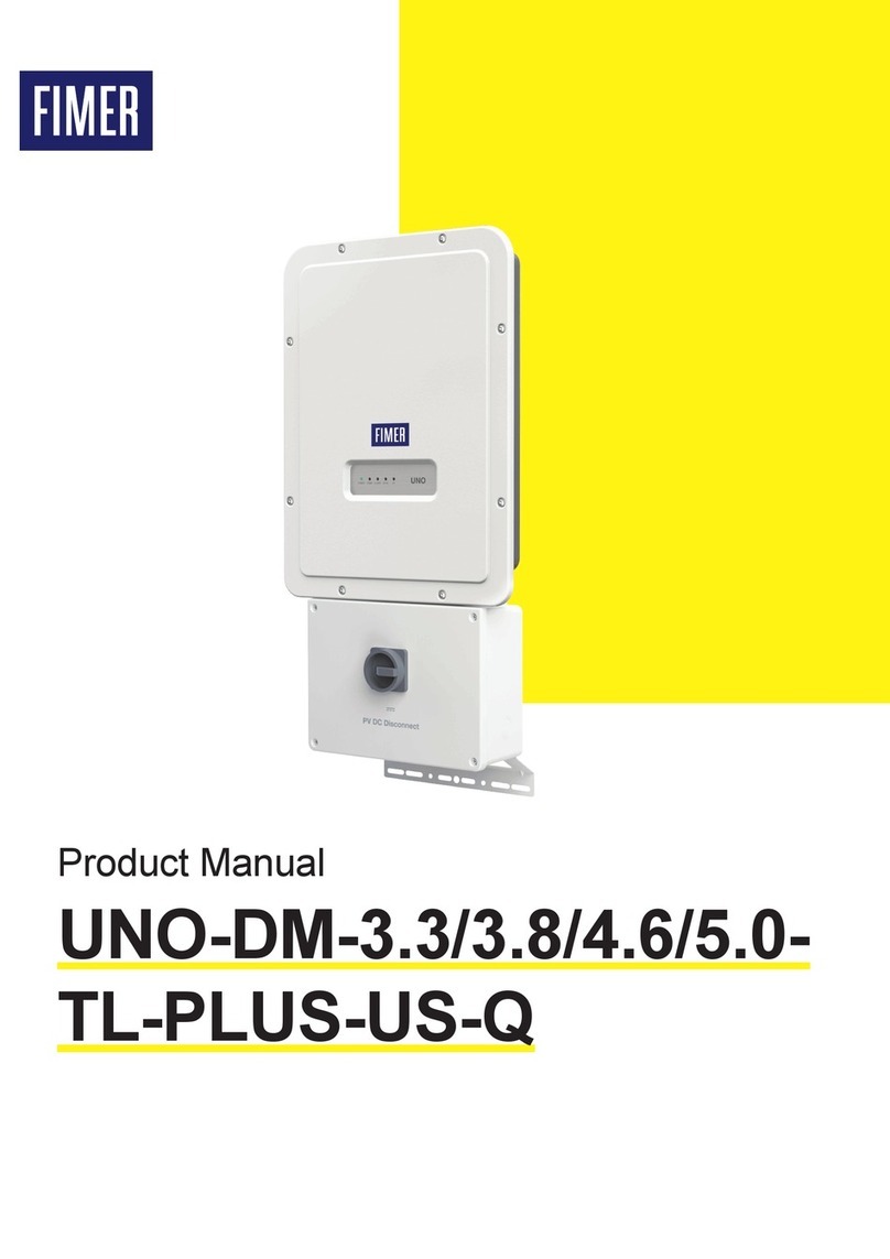 Fimer UNO-DM-3.3-TL-PLUS-US-Q User manual