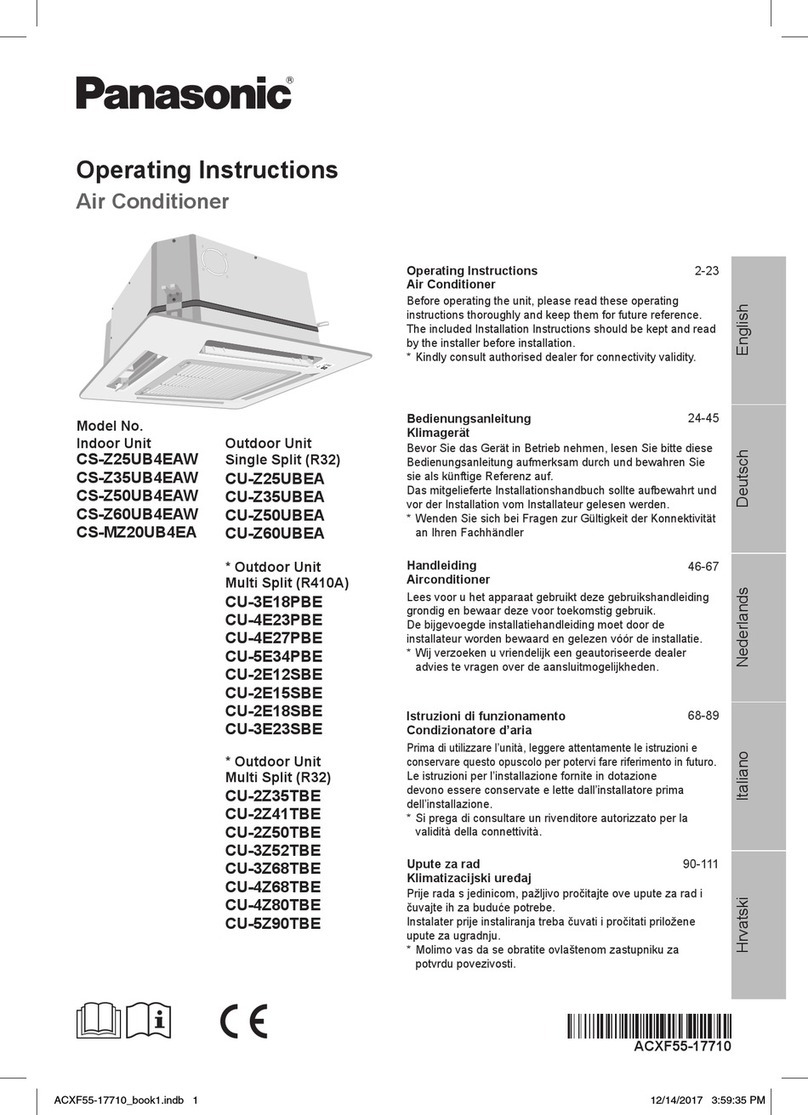 Panasonic CS-Z35UB4EAW User manual