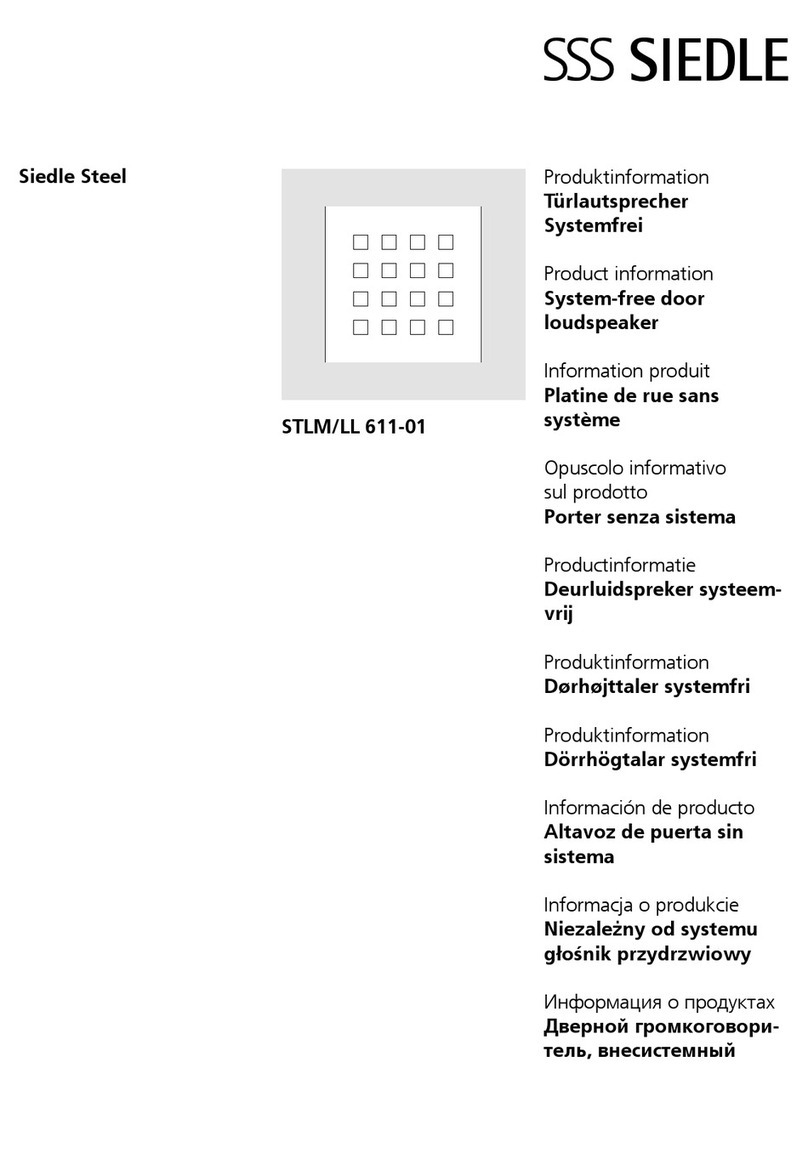 SSS Siedle STLM/LL 611-01 Product information