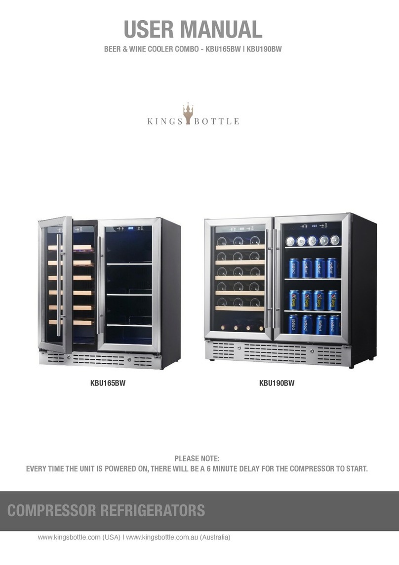 KingsBottle KBU165BW user manual