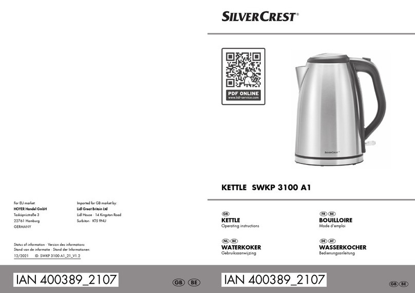 Silvercrest SWKP 3100 A1 User manual